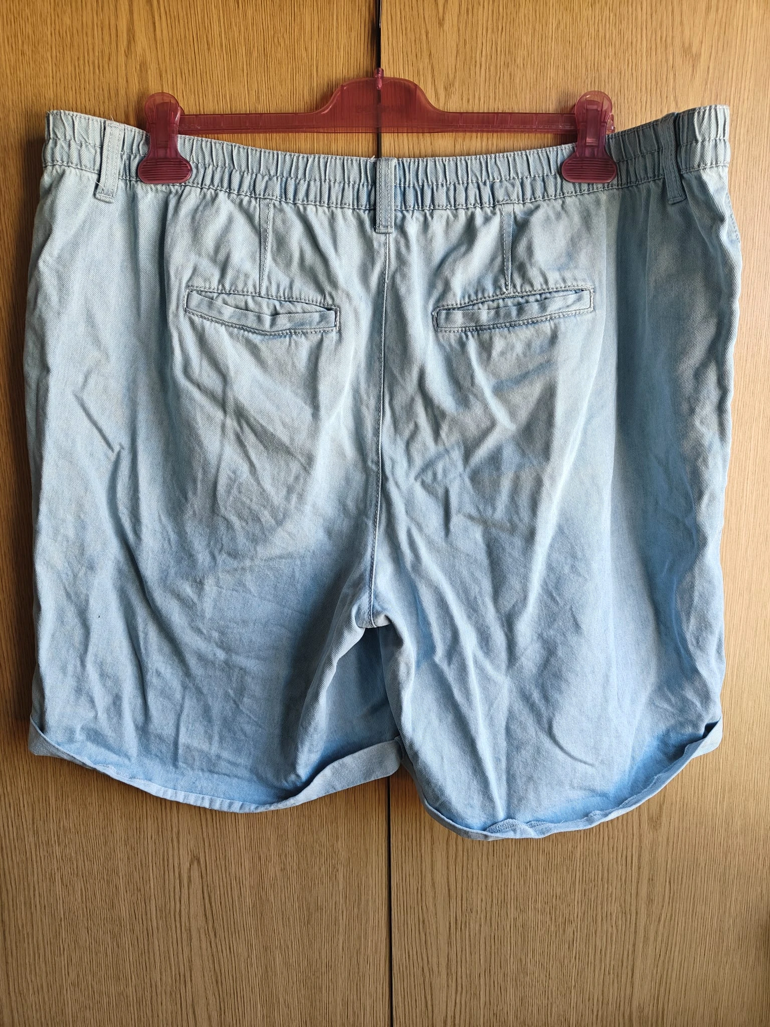 Cotton Fabric Denim Shorts – photo 3
